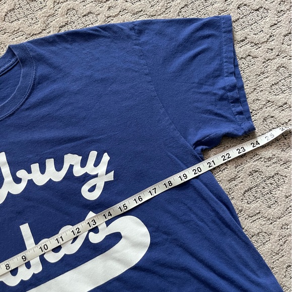 🎸 '18 Asbury Jukes Band New Jersey Clean Blue Cursive Old School Style Simple T - Picture 9 of 9